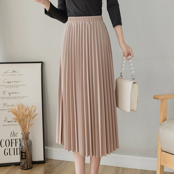 A-Line Pleated Skirts