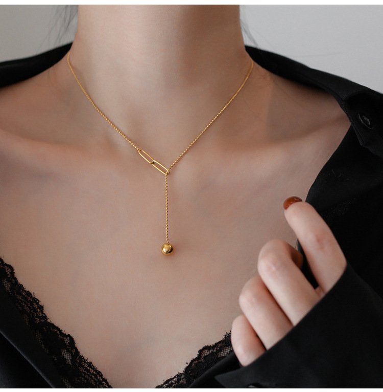 Golden Alloy Necklaces