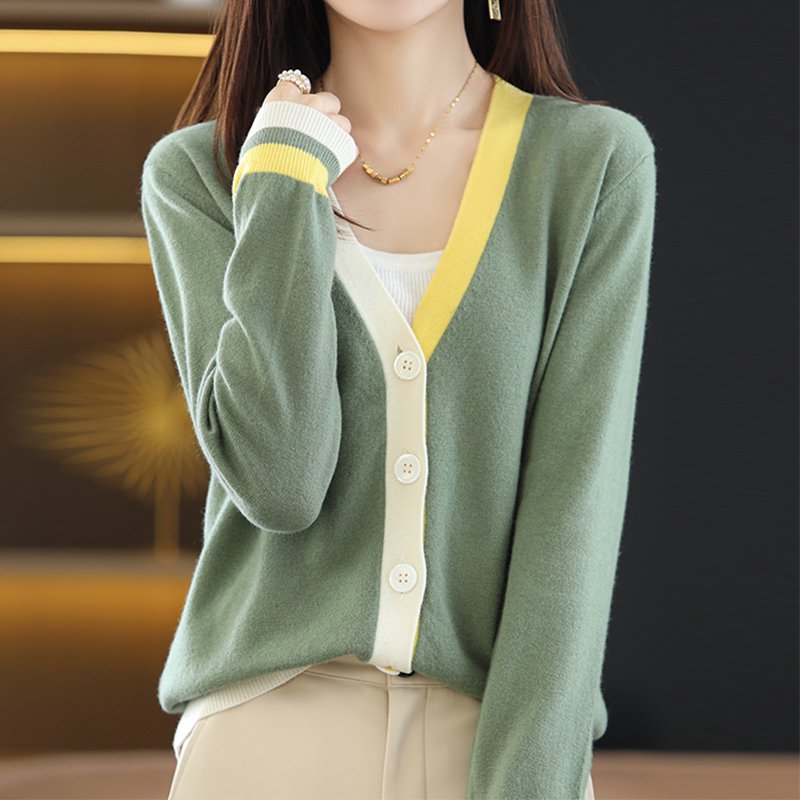 Sweet Long Sleeve Knitted Sweater