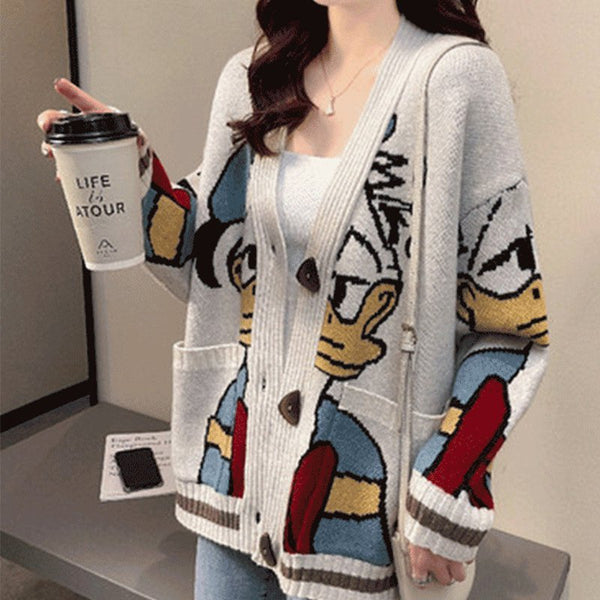 Knitted Shift Long Sleeve Knitted Sweater