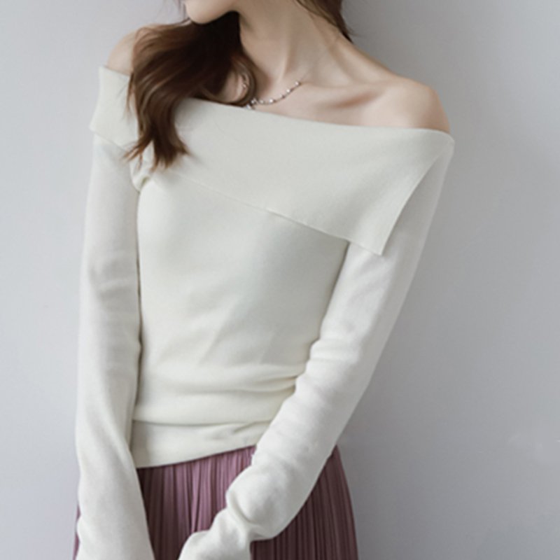 Paneled Long Sleeve Sweater