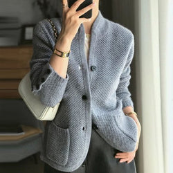 Knitted Long Sleeve Casual Sweater