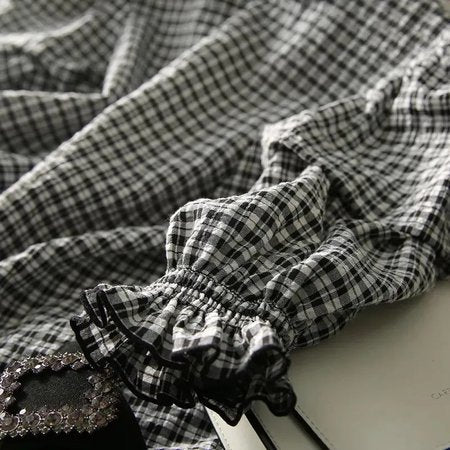 Grid Checkered/plaid Half Sleeve Shirts & Tops