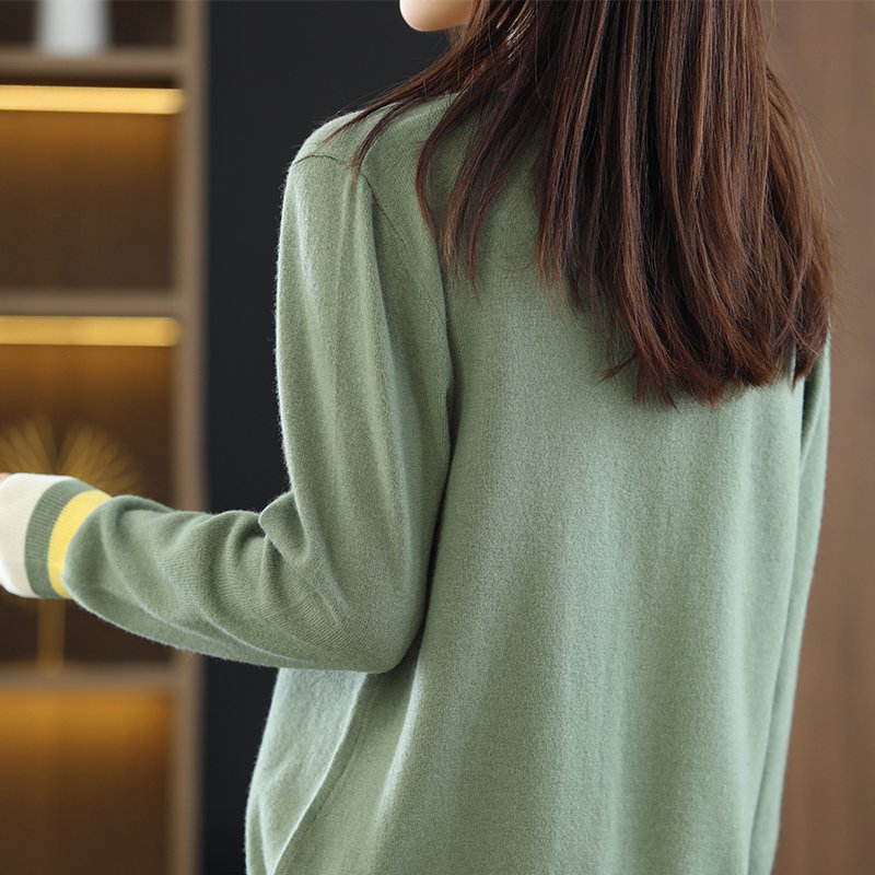 Sweet Long Sleeve Knitted Sweater