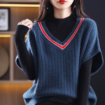 Knitted Shift Casual Vests