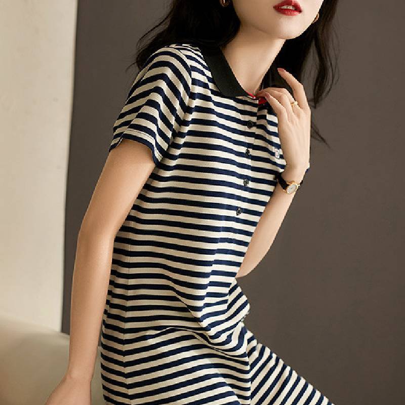 Stripe Casual Striped Shift Dresses