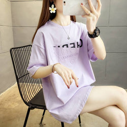 Shift Letter Casual T-shirt