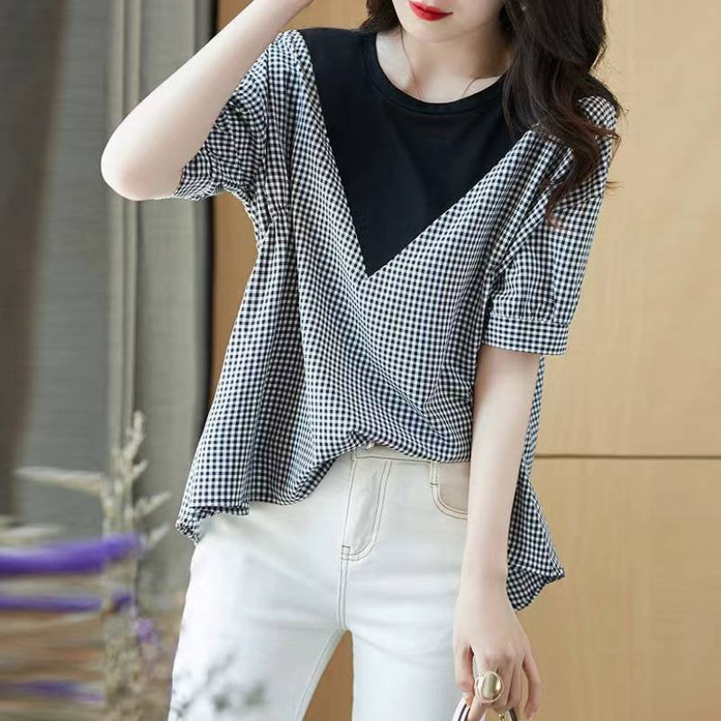 Black Short Sleeve Casual Shirts & Tops