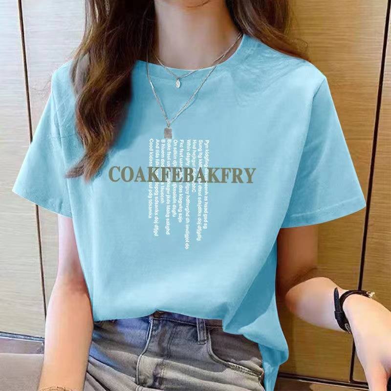 Shift Casual Letter Cotton-Blend T-shirt