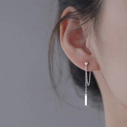 Silver Alloy Earrings