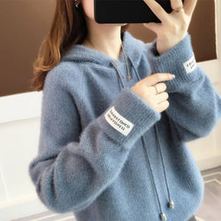 Casual Long Sleeve Plain Paneled Sweater
