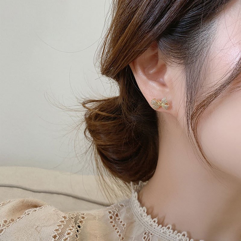 As Picture Sweet Alloy Earrings