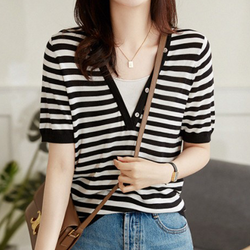 Striped Casual Shirts & Tops