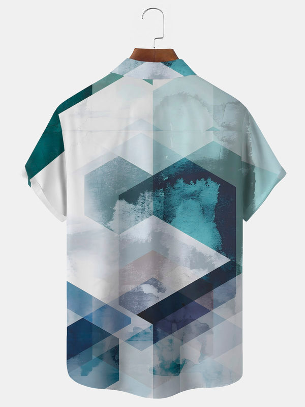 Geometric Series Pockets Shirts