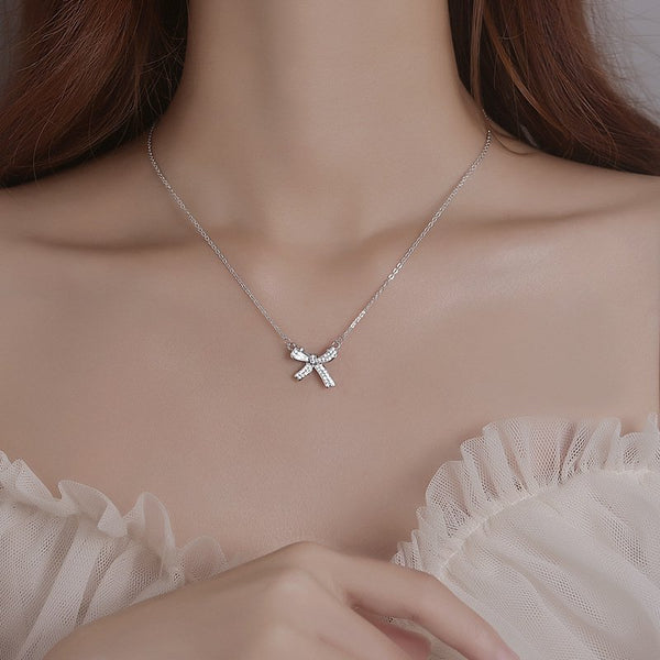Silver Alloy Sweet Necklaces