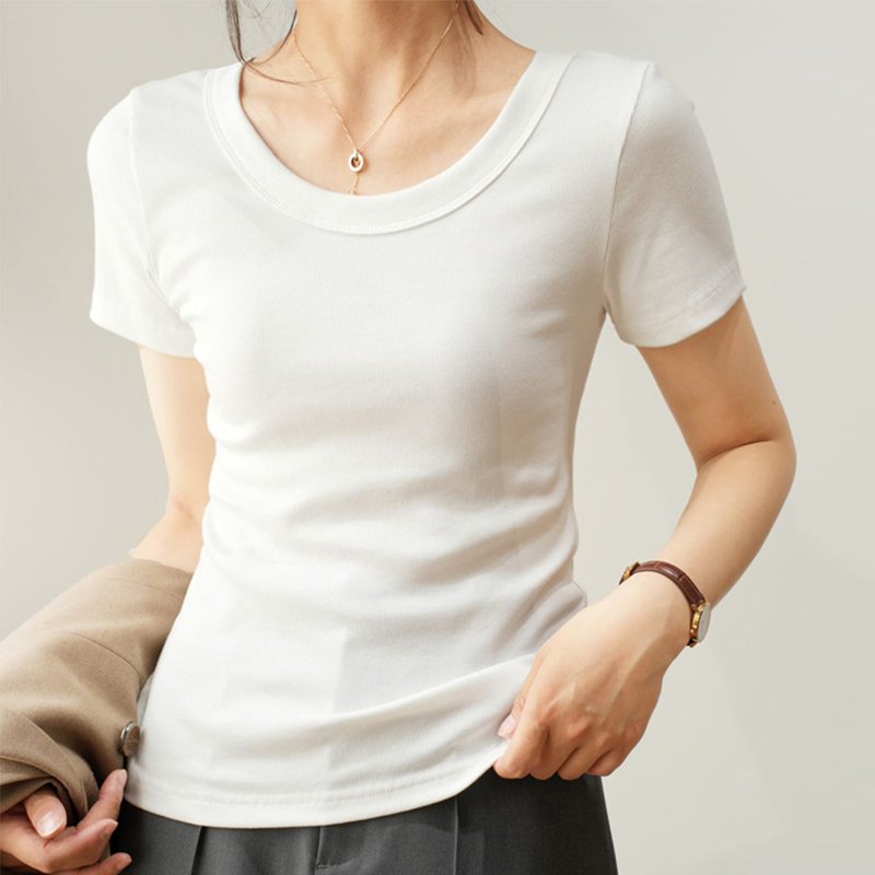 Short Sleeve Casual Cotton Shirts & Tops