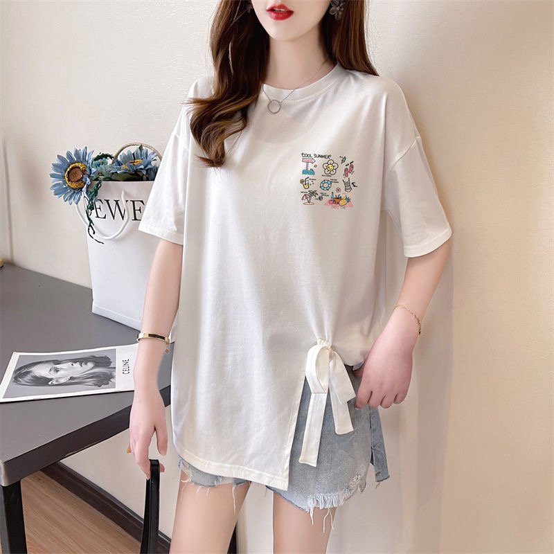 Casual Cotton-Blend Short Sleeve Shirts & Tops