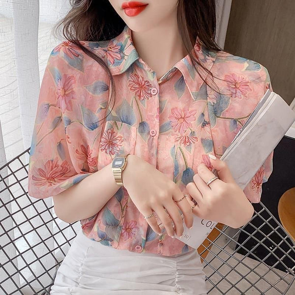 Floral Sweet Shirts & Tops