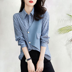 Shift Casual Patchwork Shirts & Tops