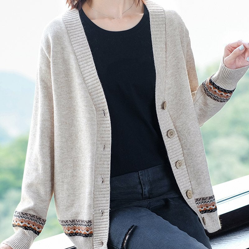 Long Sleeve Casual Knitted Sweater