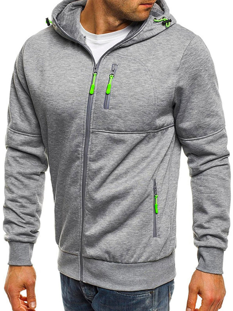 Men's Zipper Hooded Sweatshirt