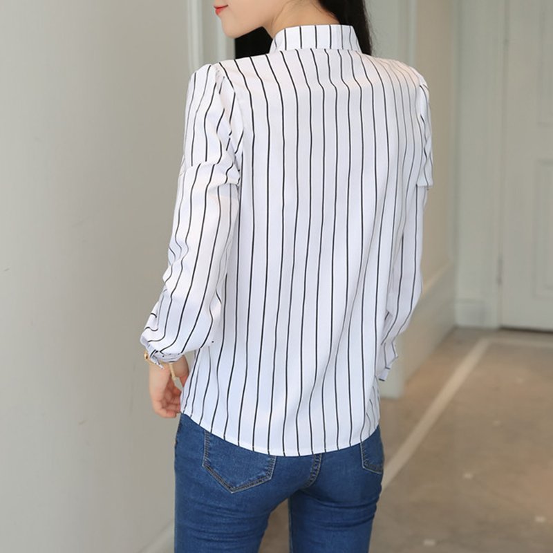 Geometric Printed Casual Long Sleeve Shirts & Tops