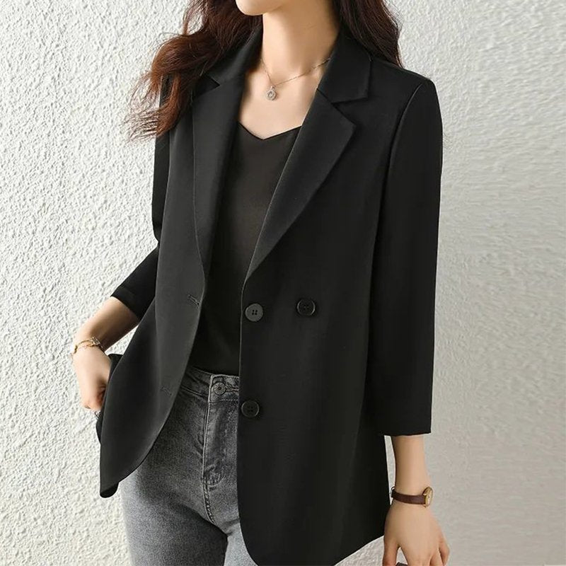 3/4 Sleeve Casual Outerwear