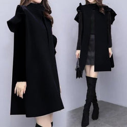Half Sleeve Solid Shift Outerwear