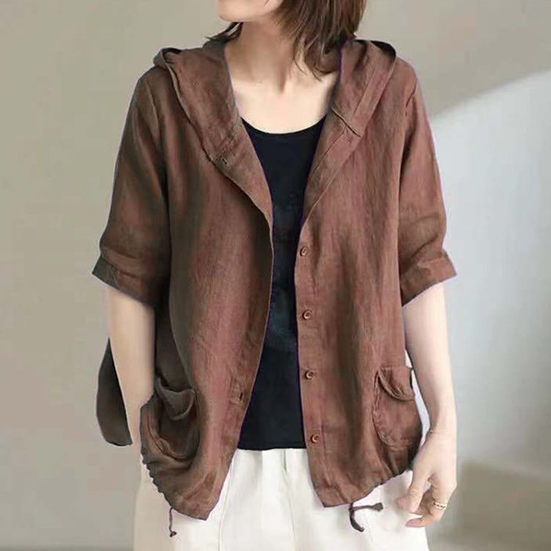 Long Sleeve Shift Casual Outerwear
