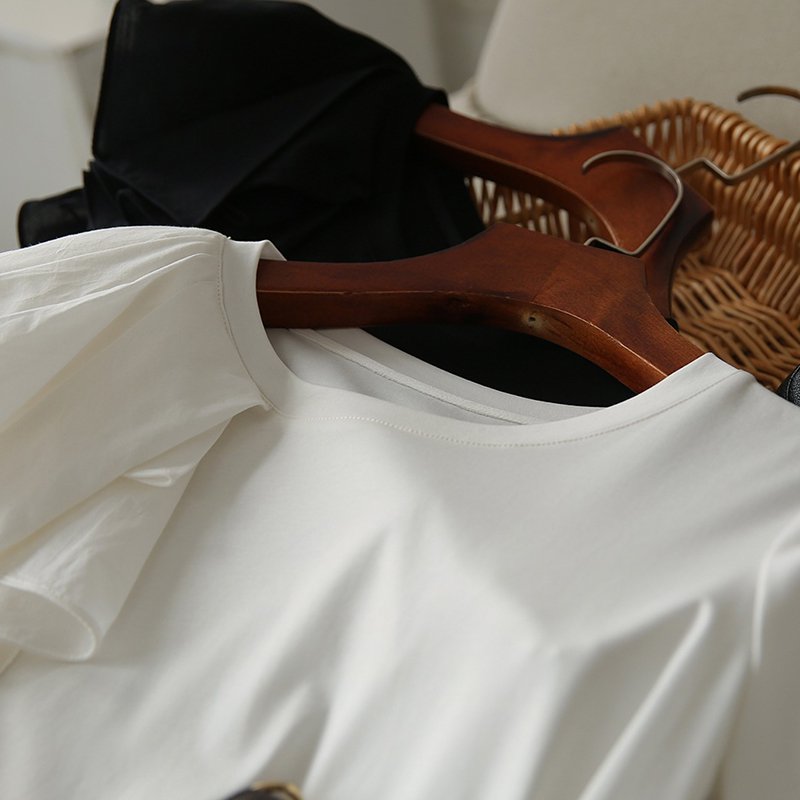 Asymmetric Casual Short Sleeve Shirts & Tops