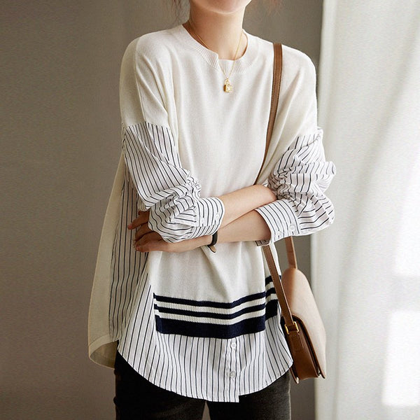 Long Sleeve A-Line Casual Shirts & Tops