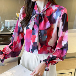 Shift Long Sleeve Printed Floral Shirts & Tops