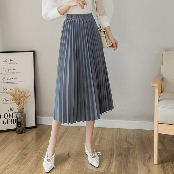 A-Line Pleated Skirts