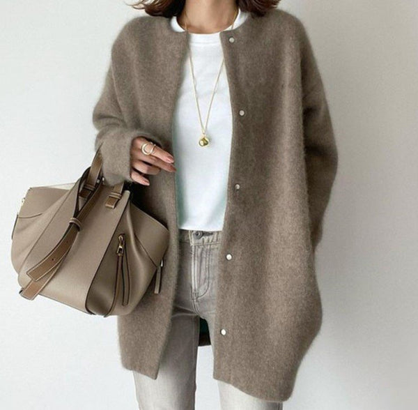 Knitted Casual Long Sleeve Outerwear