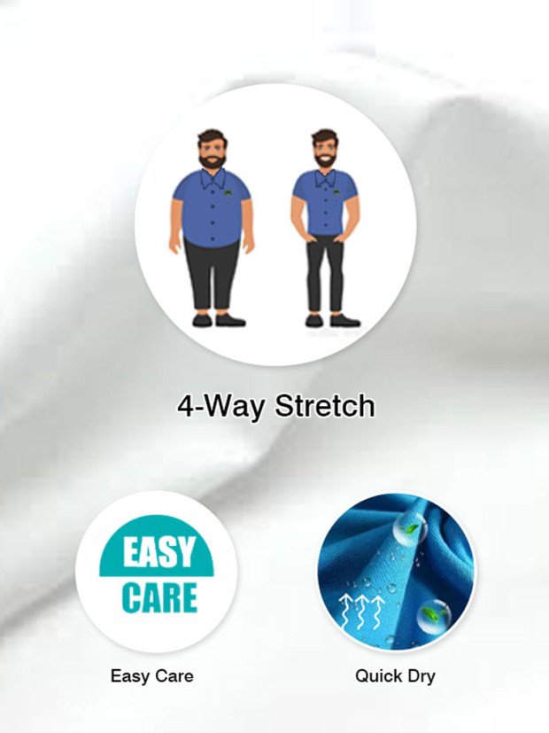 Basic Check Panel Print Men's Button Pocket Shirt