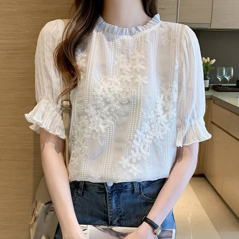 Sweet Floral Blouse