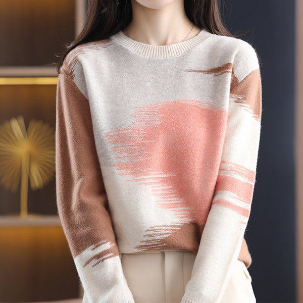 Knitted Shift Long Sleeve Sweater