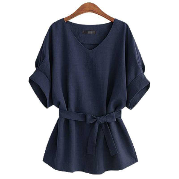 Beautyelly Gray Green Navyblue Wine Red Women Tops Polyester Tops